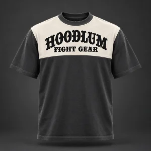 Arena Contrast Tee — Front view (AI demo concept)