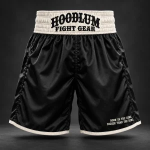 Beyond Ring Boxing Shorts — Front view (AI demo concept)