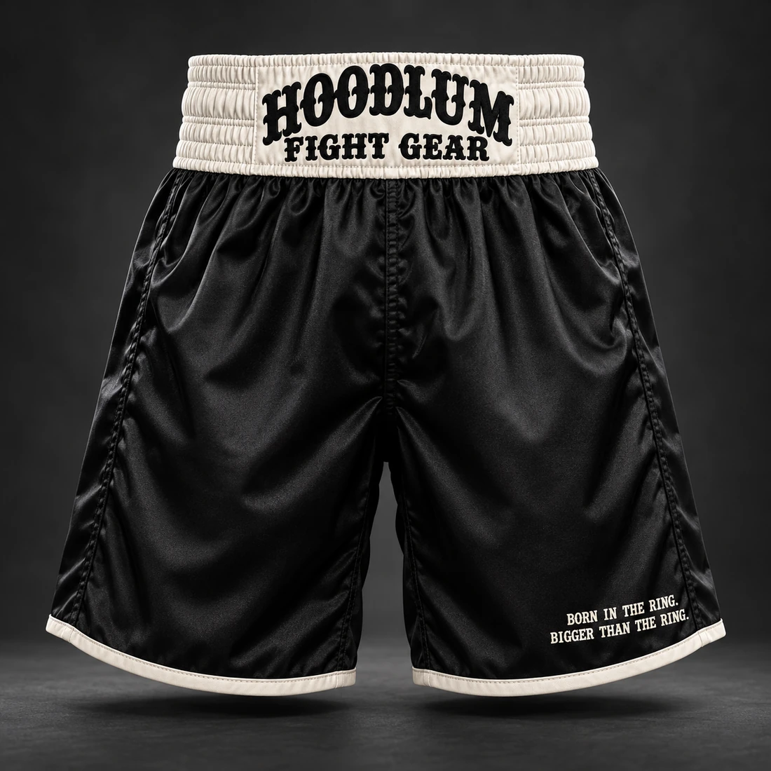 Beyond Ring Boxing Shorts — Front view (AI demo concept)
