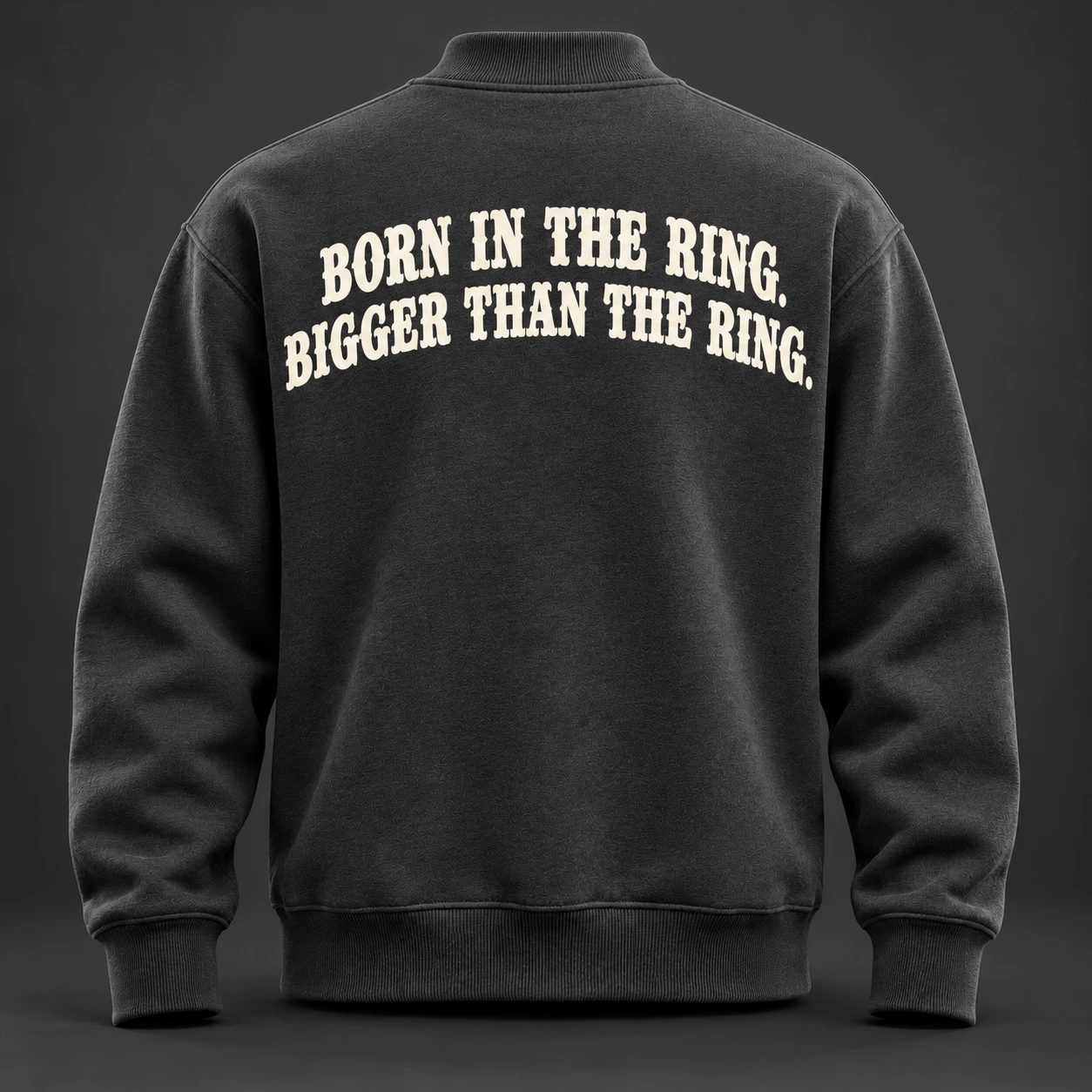 Beyond Ring Mockneck — Back view (AI demo concept)