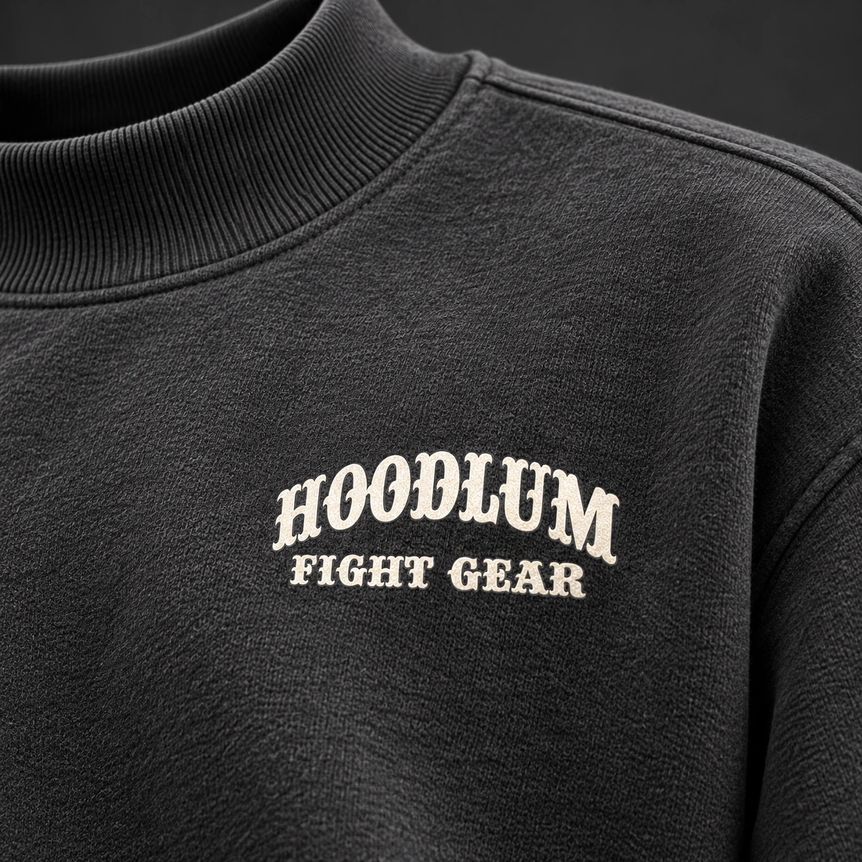 Beyond Ring Mockneck — Branding detail (AI demo concept)