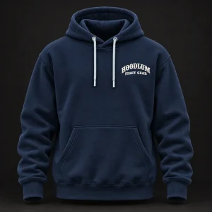 Beyond the Ring Hoodie — Midnight / Ice — Front view (AI demo concept)