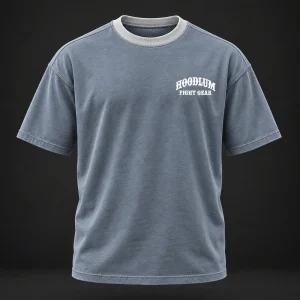 Beyond the Ring Tee — Slate / Glacier — Front view (AI demo concept)