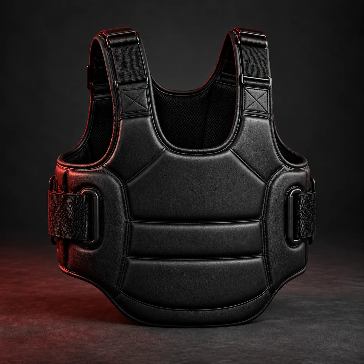 Body Protector — Rear view (AI demo concept)