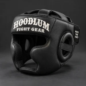 Cage Training Headgear — Three-quarter view (AI demo concept)