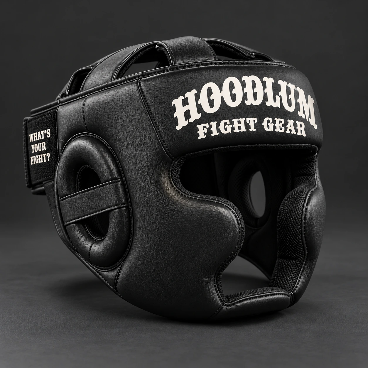 Cage Training Headgear — Opposite-side view (AI demo concept)