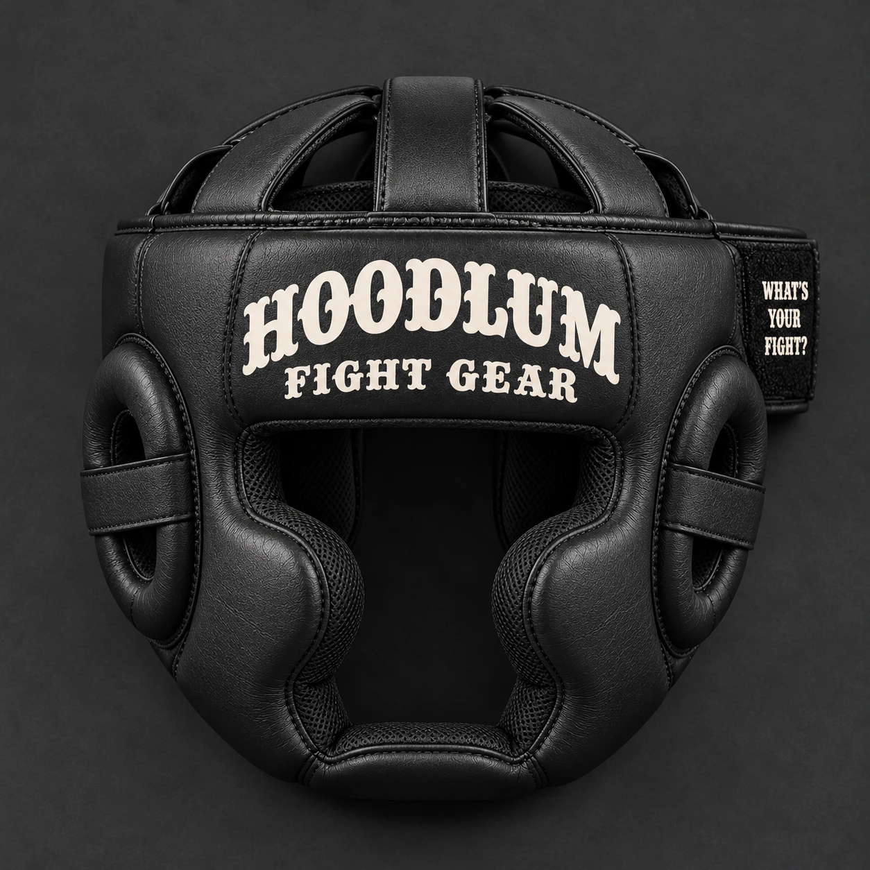 Cage Training Headgear — Top view (AI demo concept)