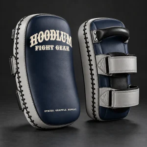 Compact Thai Pads — Midnight / Ice — Three-quarter view (AI demo concept)