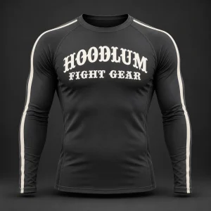 Courage Long Sleeve Rash Guard — Front view (AI demo concept)