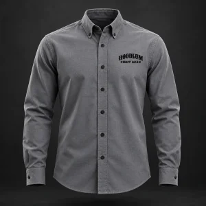 Courage Oxford Shirt — Front view (AI demo concept)