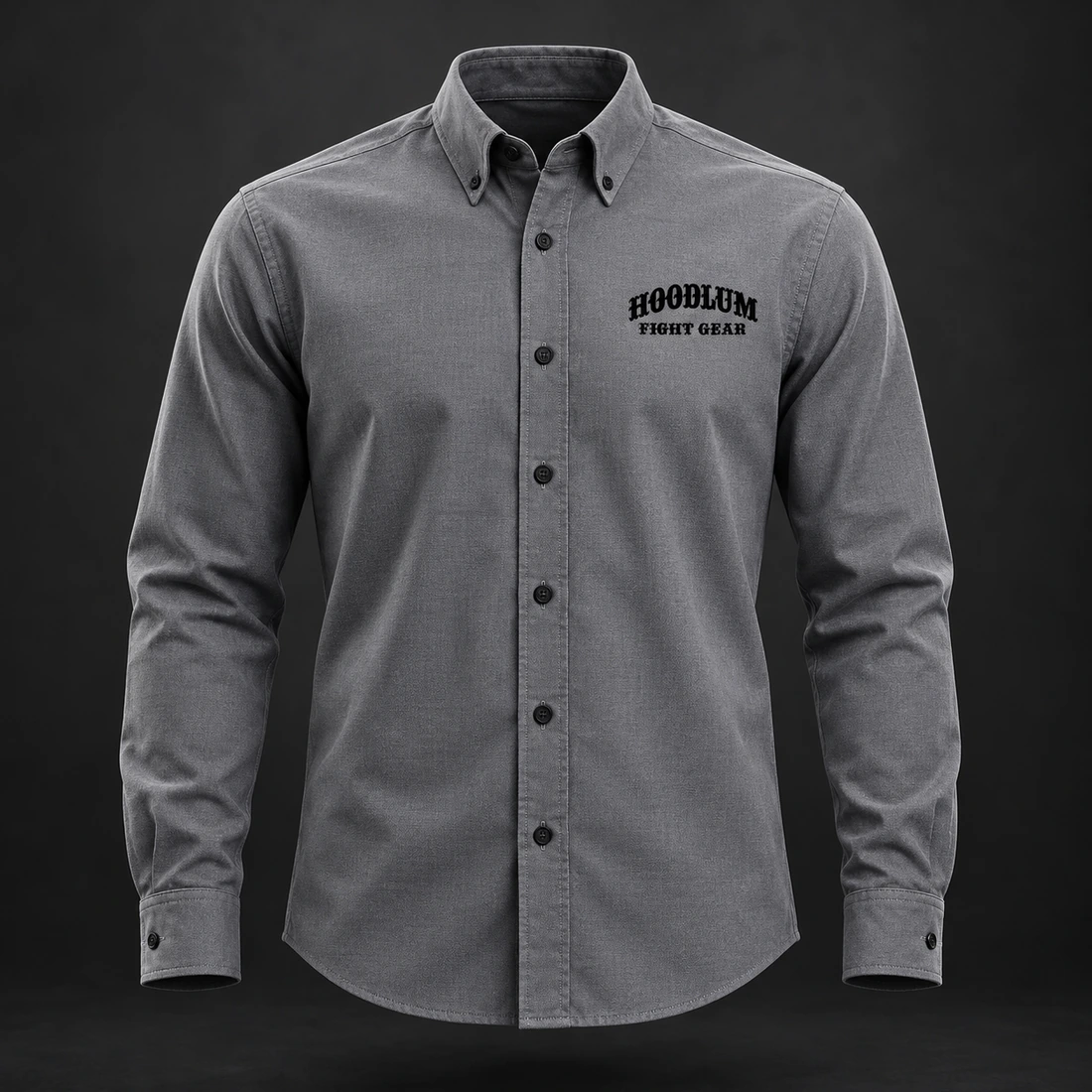 Courage Oxford Shirt — Front view (AI demo concept)