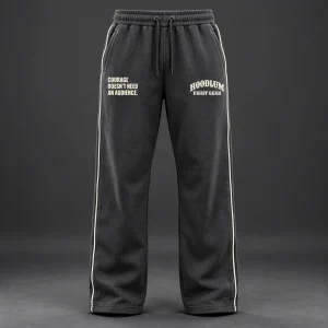 Courage Track Pants — Front view (AI demo concept)