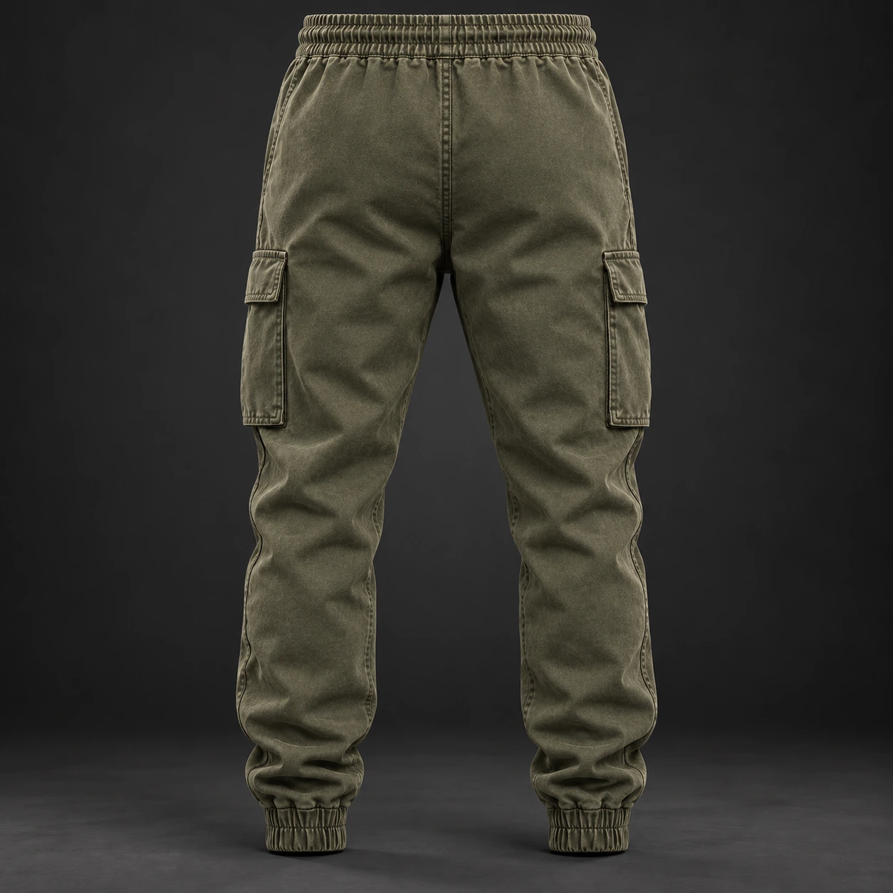 Everyday Utility Joggers — Back view (AI demo concept)