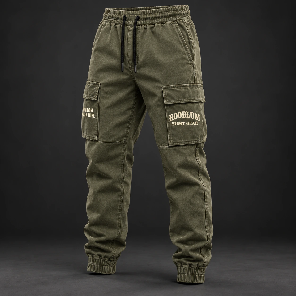Everyday Utility Joggers — Three-quarter view (AI demo concept)