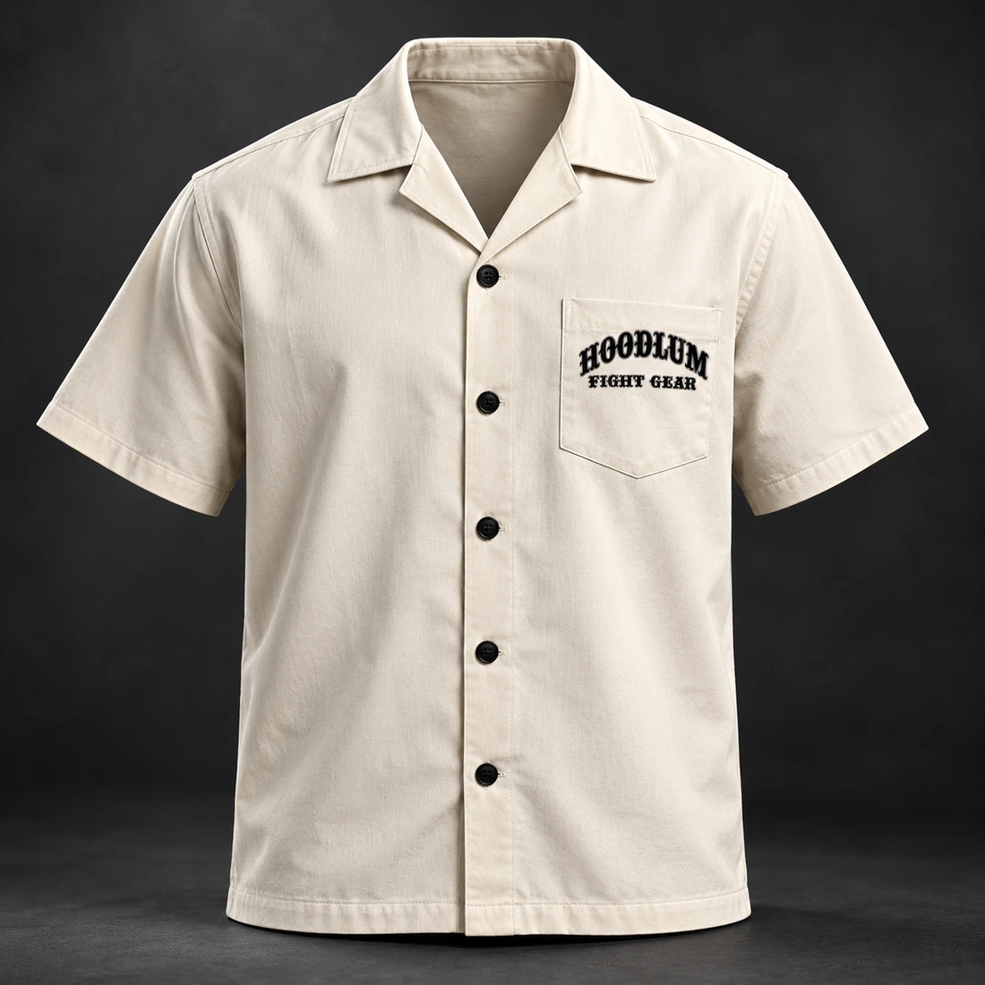 Fight Spirit Camp Shirt — Front view (AI demo concept)