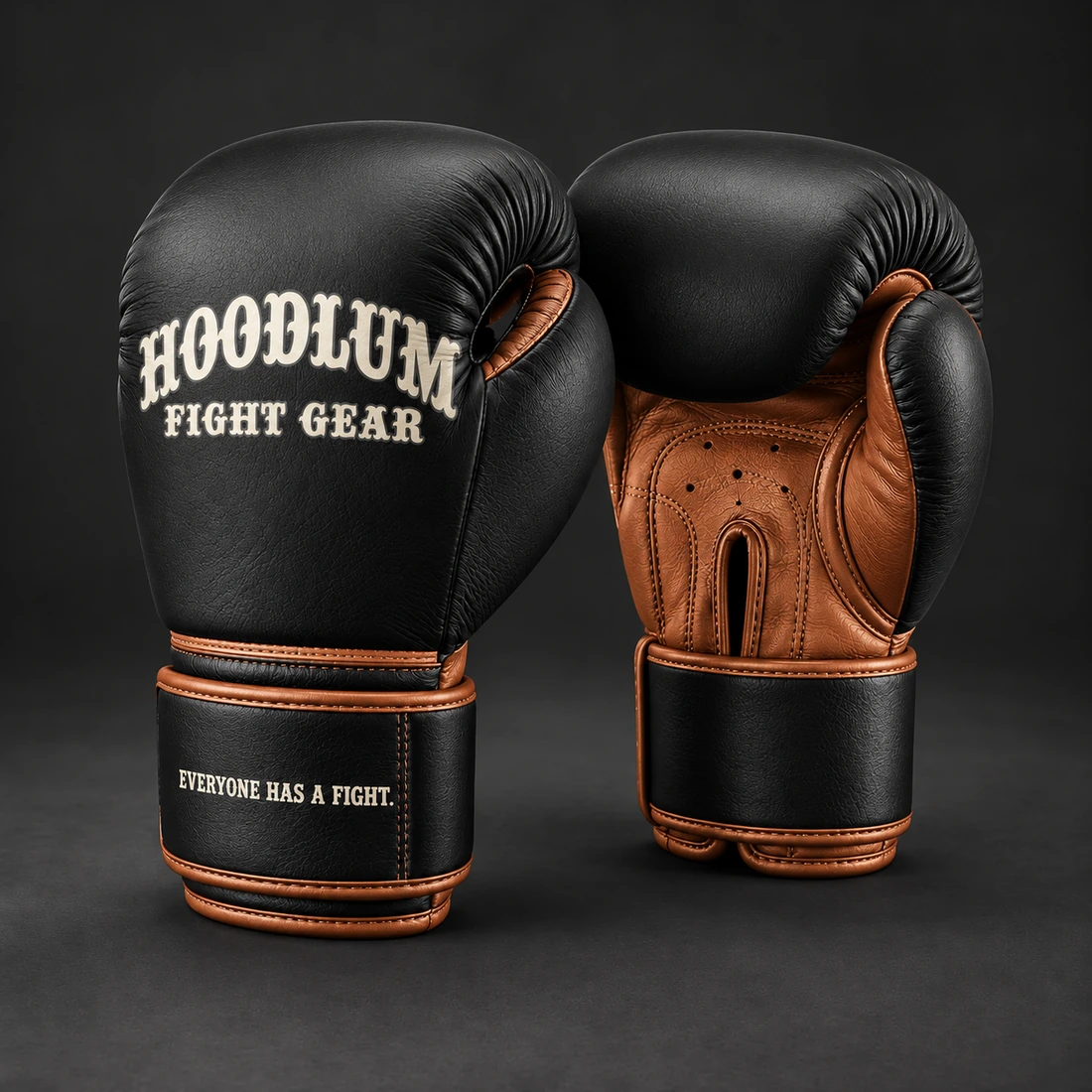 Ghost Training Gloves — Black / Copper — Three-quarter view (AI demo concept)