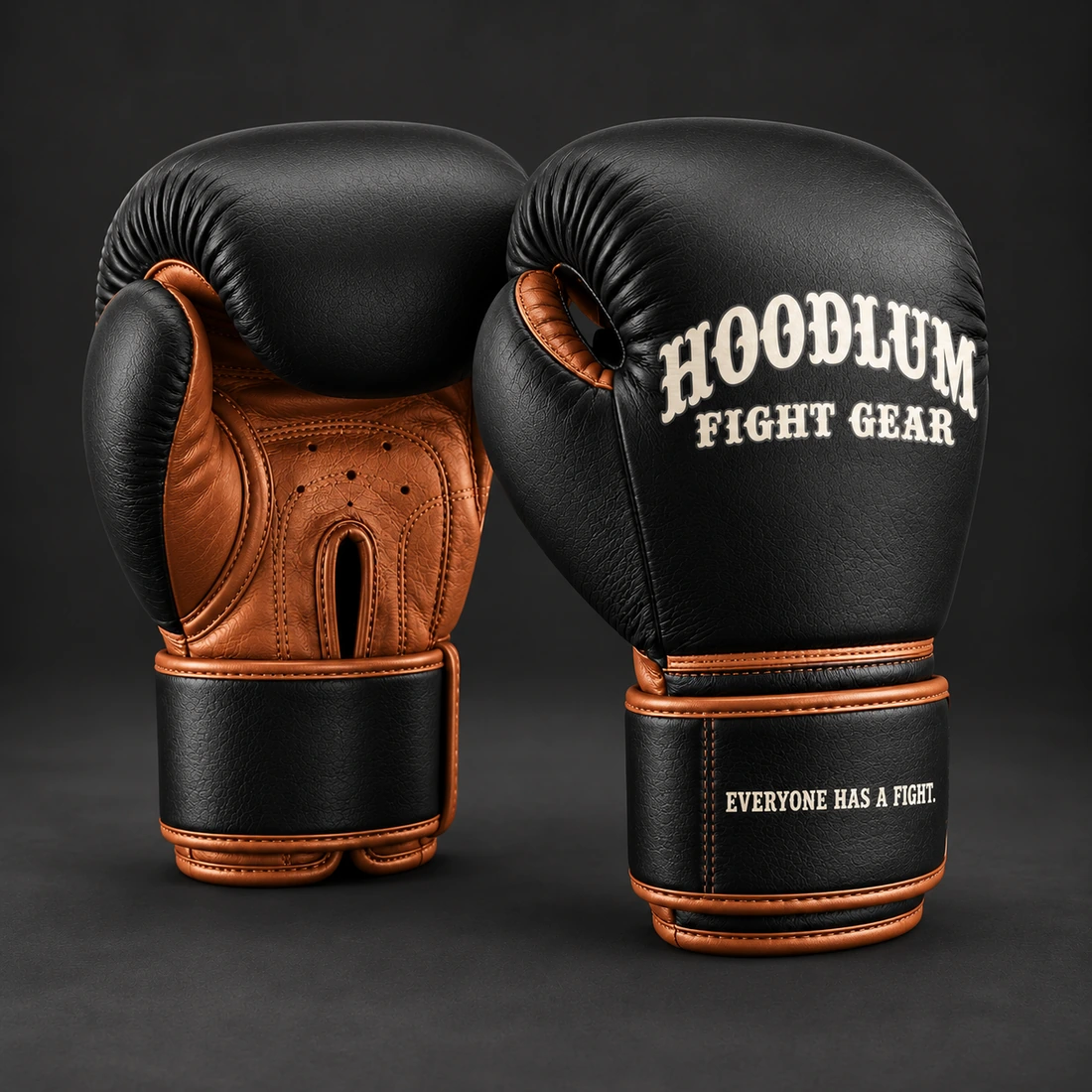 Ghost Training Gloves — Black / Copper — Opposite-side view (AI demo concept)