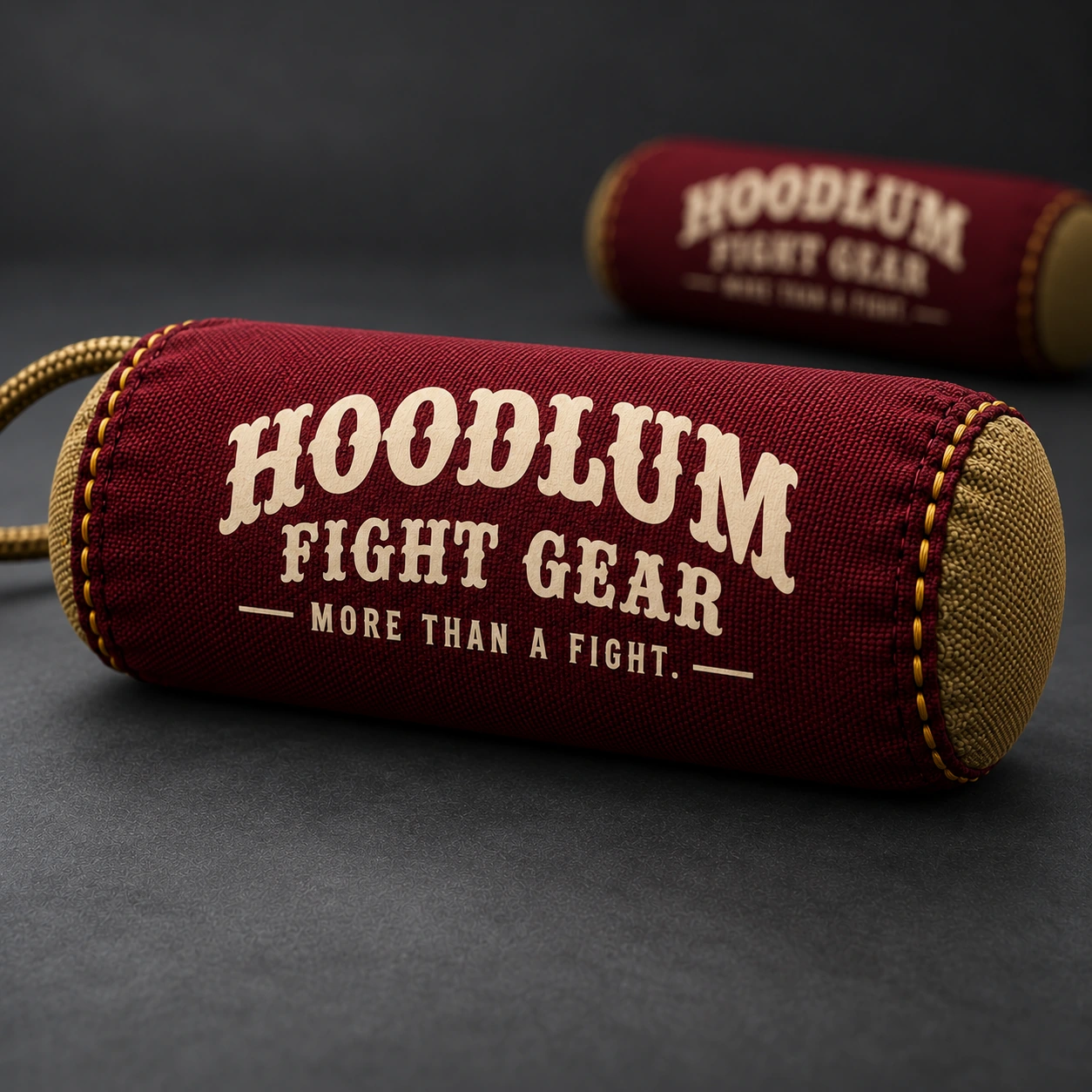 Glove Drying Inserts — Oxblood / Brass — Branding detail (AI demo concept)