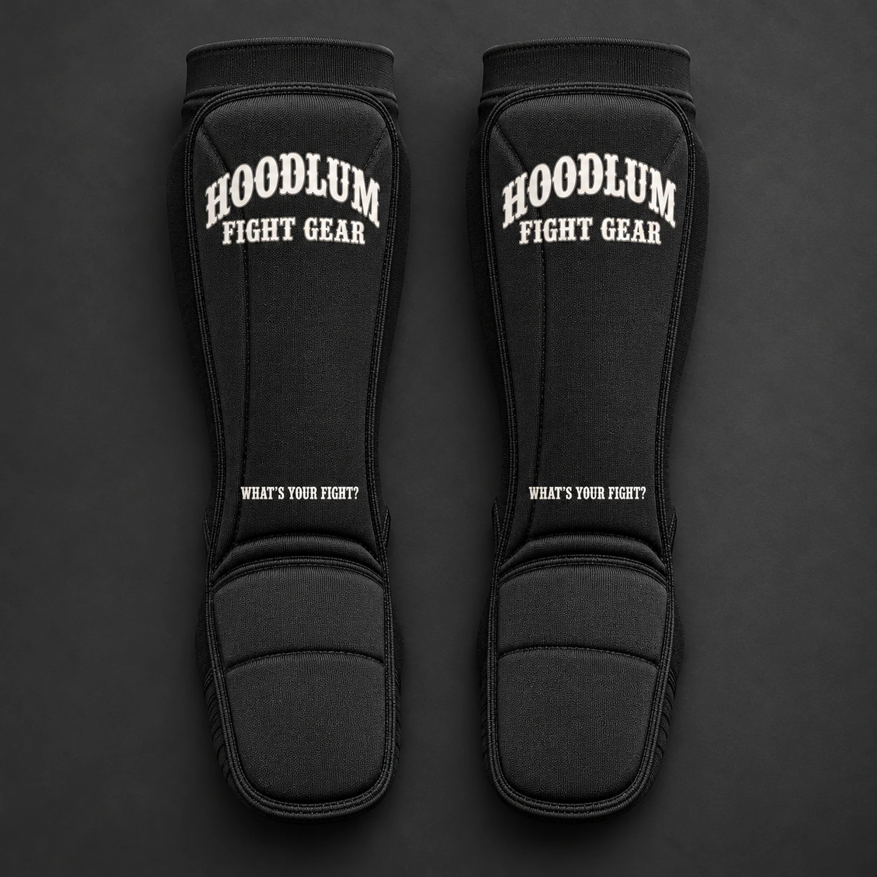 Grappling Shin Sleeves — Top view (AI demo concept)