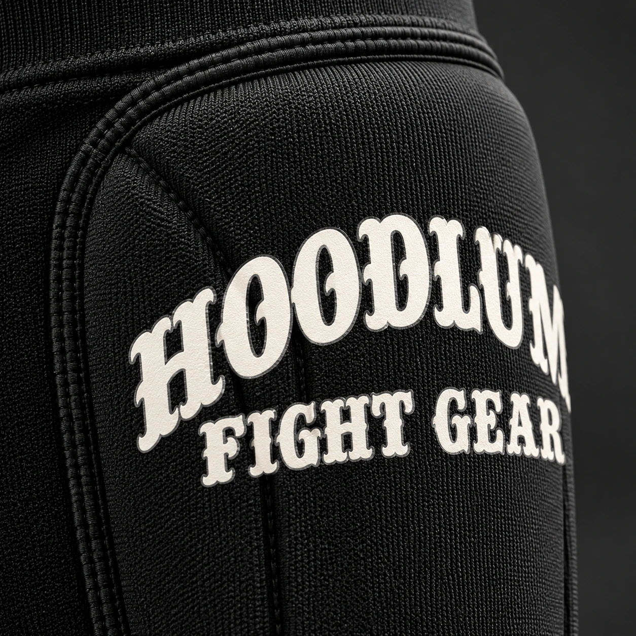 Grappling Shin Sleeves — Branding detail (AI demo concept)