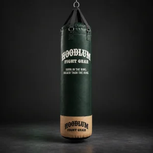Heavy Bag — Forest / Sand — Three-quarter view (AI demo concept)
