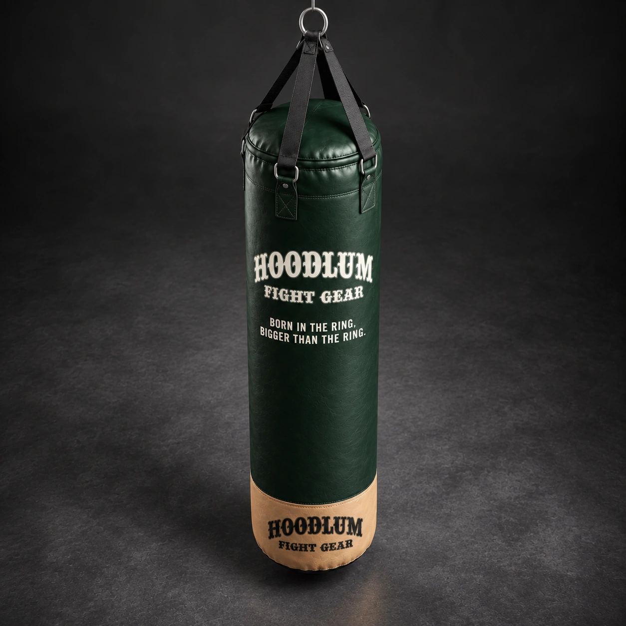 Heavy Bag — Forest / Sand — Top view (AI demo concept)