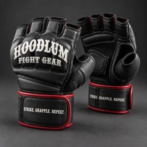 Hybrid Training Gloves — Three-quarter view (AI demo concept)