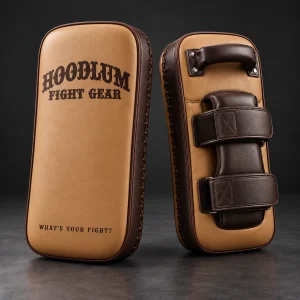 Long Thai Pads — Camel / Espresso — Three-quarter view (AI demo concept)
