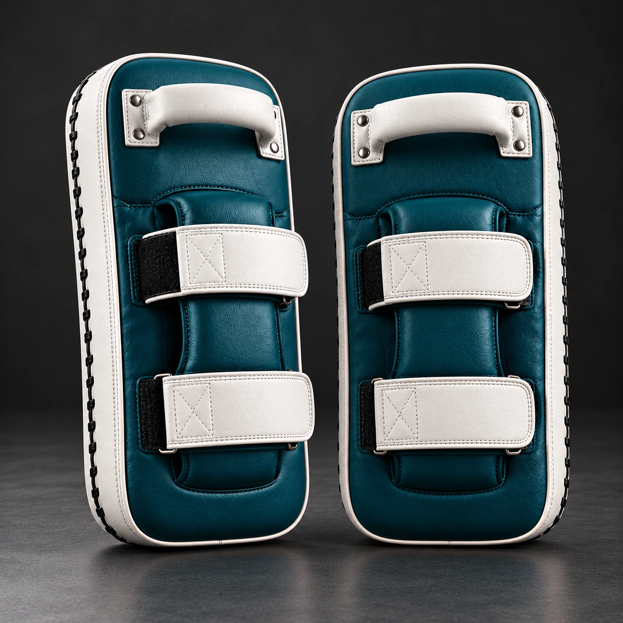 Long Thai Pads — Petrol / Chalk — Rear view (AI demo concept)