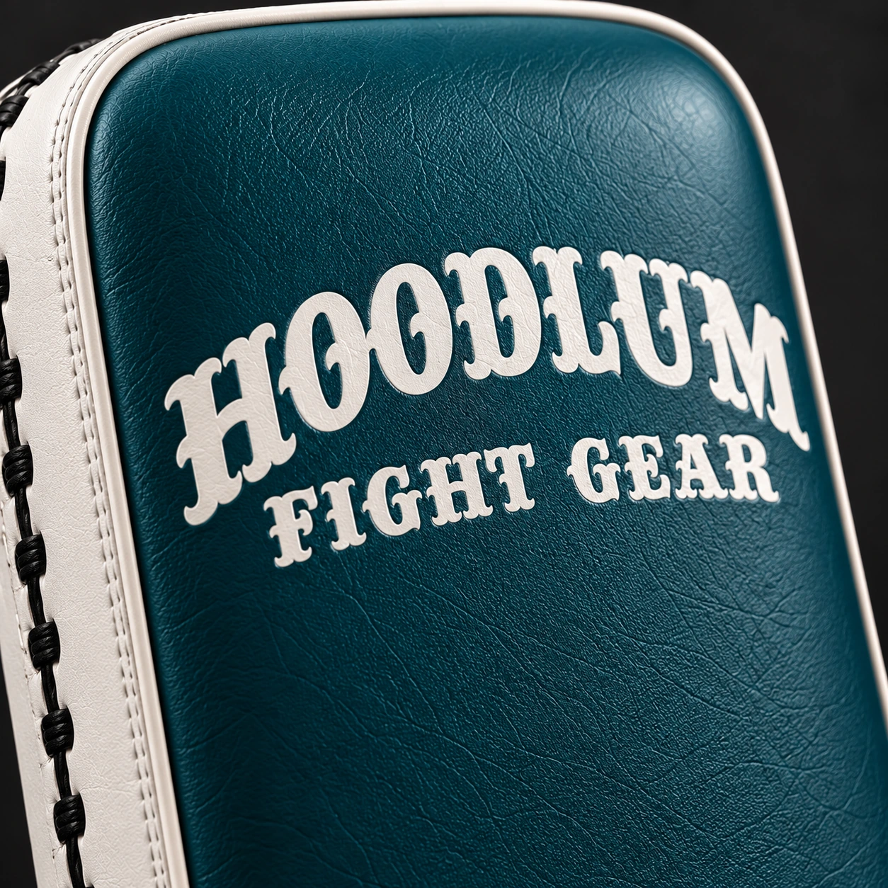 Long Thai Pads — Petrol / Chalk — Branding detail (AI demo concept)