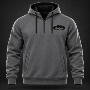 Movement Quarter-Zip Hoodie — Front view (AI demo concept)