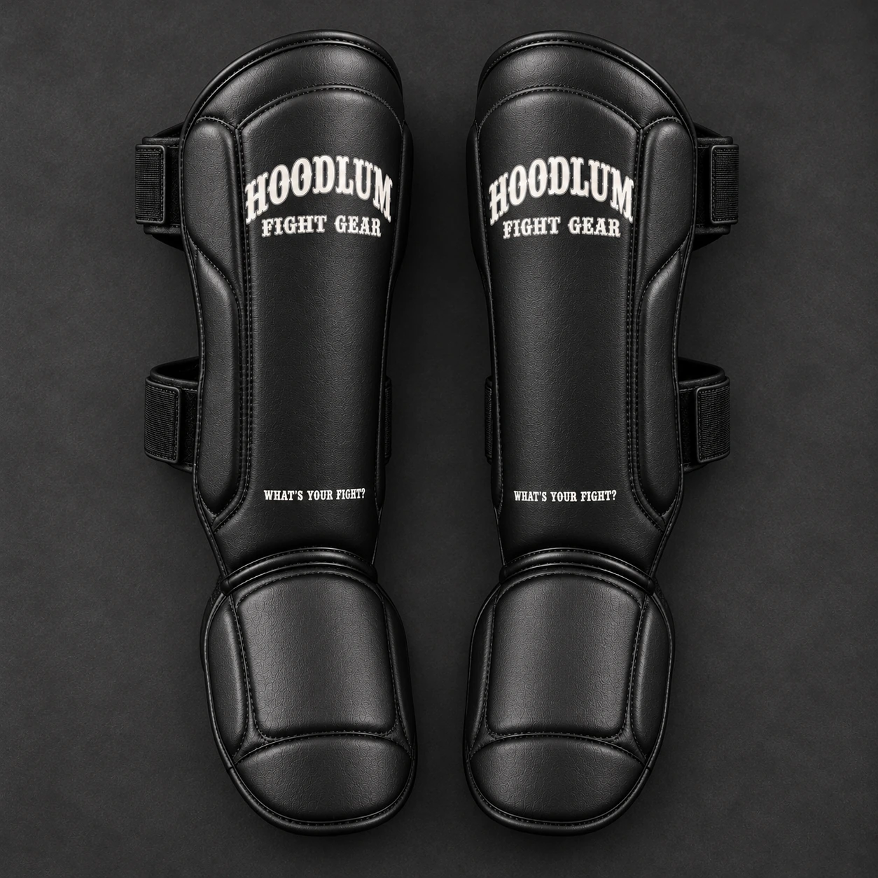 Onyx Shin Guards — Top view (AI demo concept)