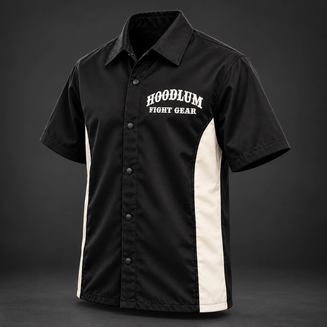 Ring Legacy Coach Shirt — Three-quarter view (AI demo concept)