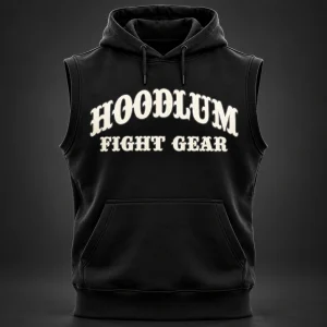 Ring Legacy Sleeveless Hoodie — Front view (AI demo concept)