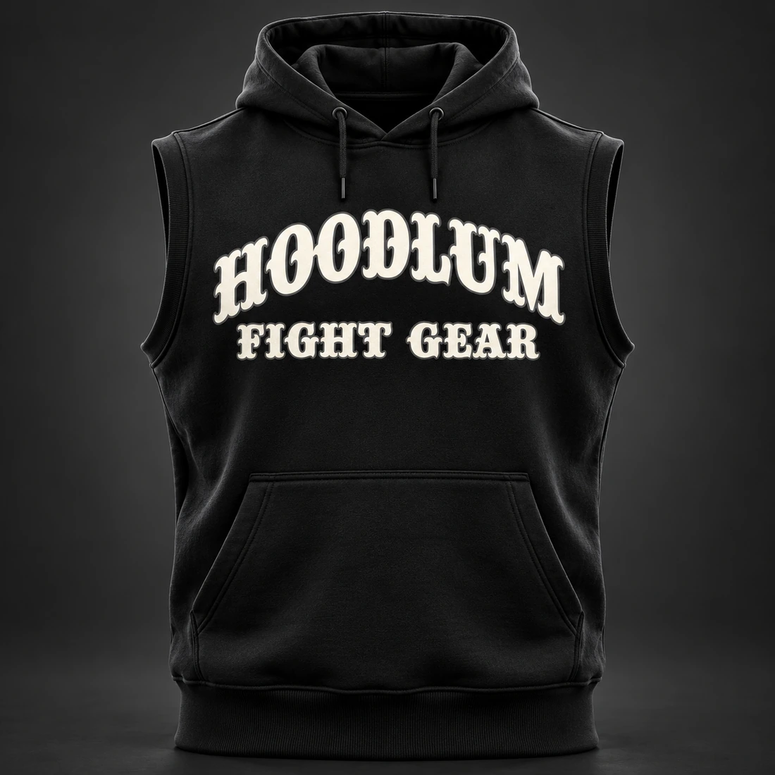 Ring Legacy Sleeveless Hoodie — Front view (AI demo concept)