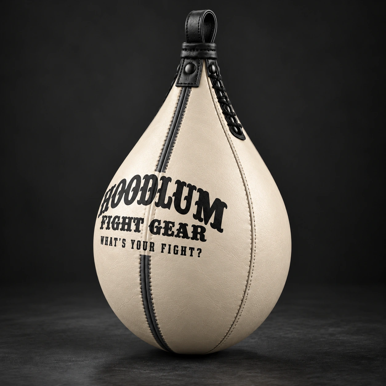 Speed Bag — Bone / Graphite — Opposite-side view (AI demo concept)