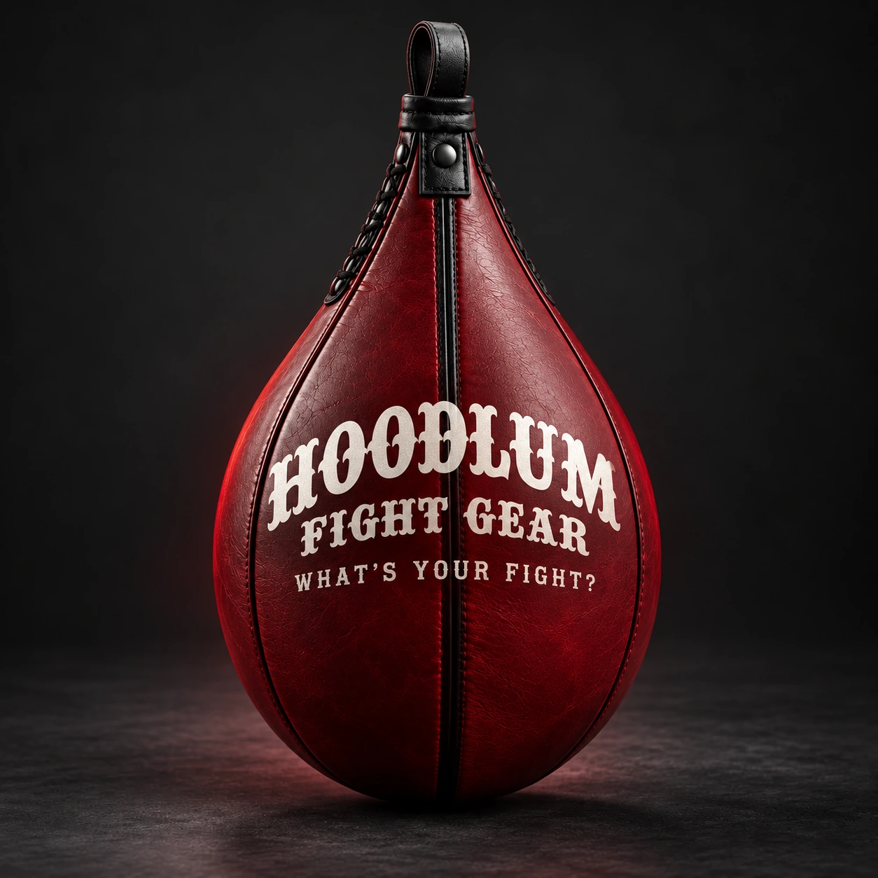Speed Bag — Three-quarter view (AI demo concept)