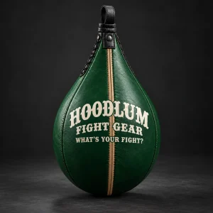 Speed Bag — Forest / Sand — Three-quarter view (AI demo concept)