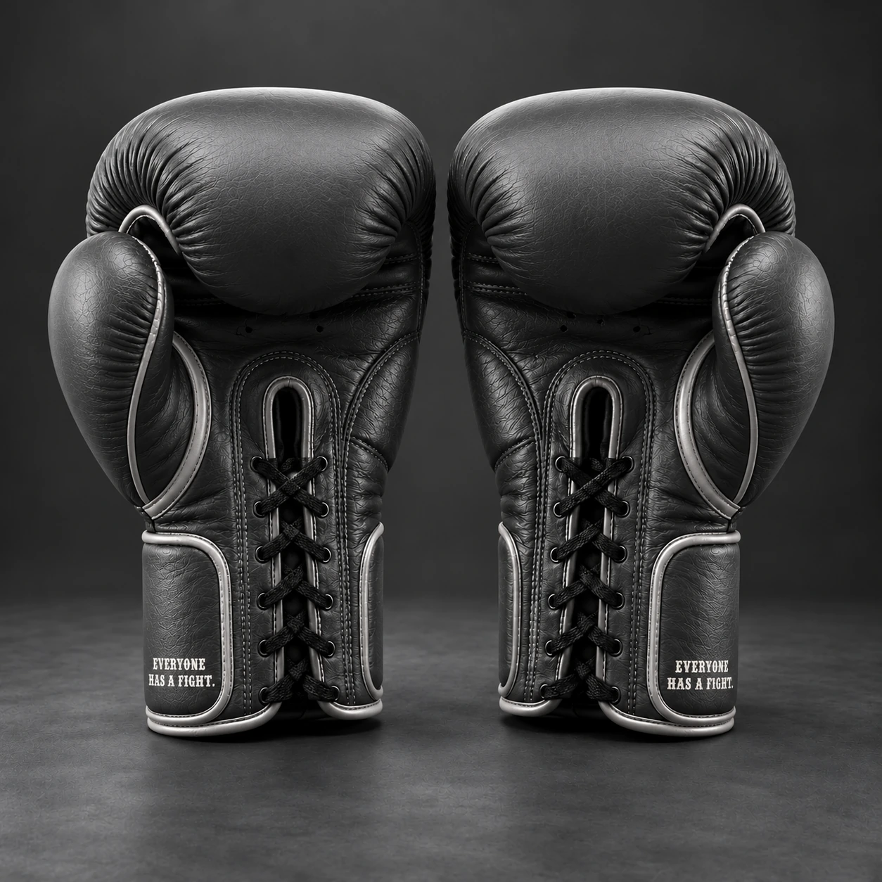 Steel Lace-Up Gloves — Rear view (AI demo concept)