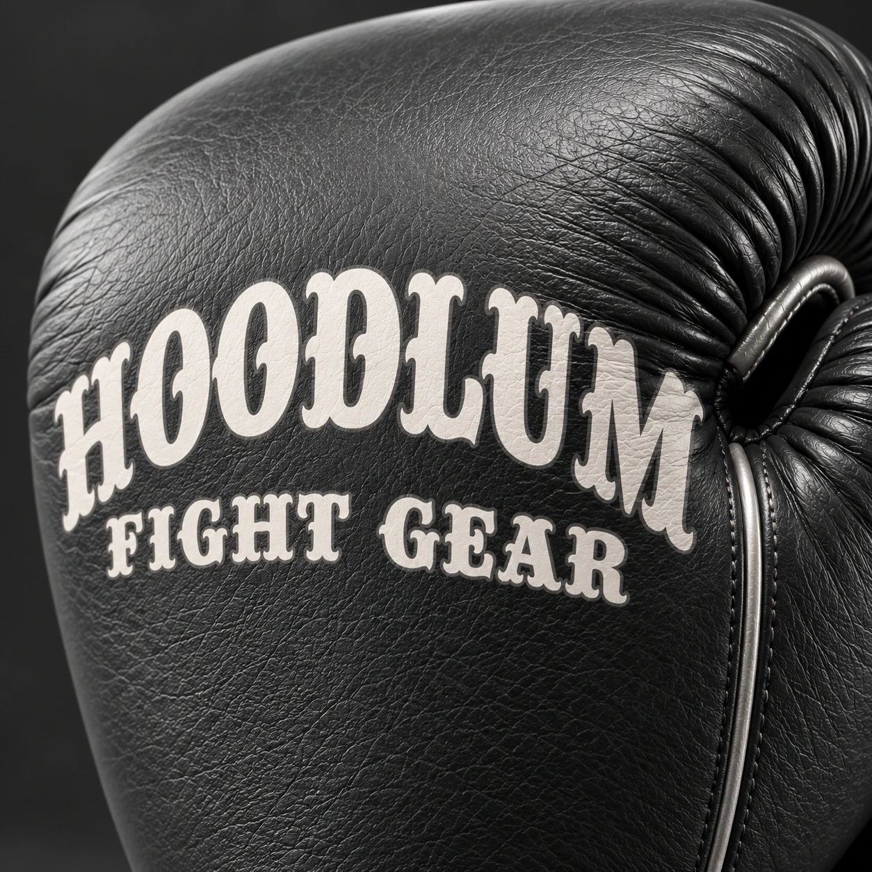 Steel Lace-Up Gloves — Branding detail (AI demo concept)