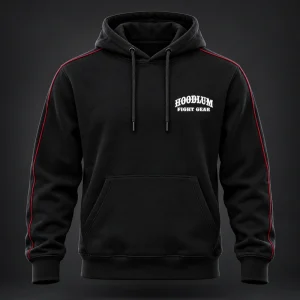 Strike Grapple Repeat Hoodie — Front view (AI demo concept)