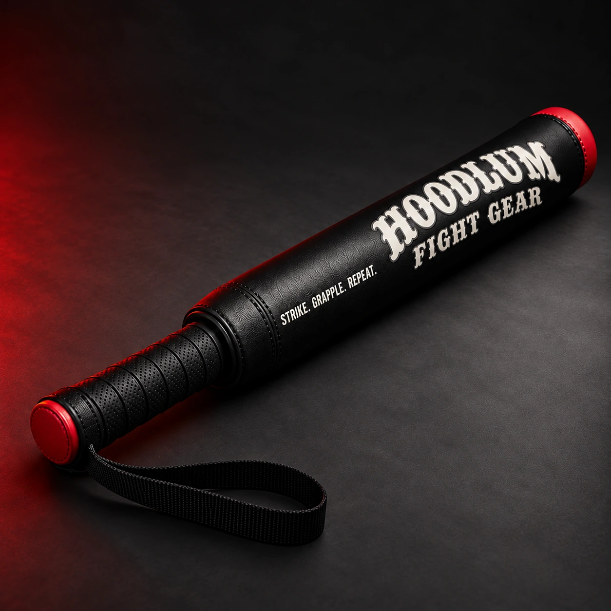 Training Sticks — Branding detail (AI demo concept)