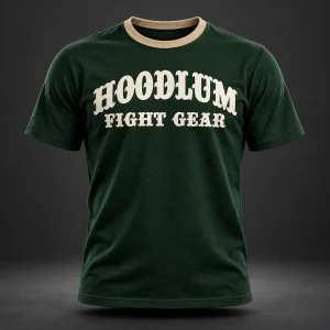 Unseen Fighter Tee — Forest / Sand — Front view (AI demo concept)