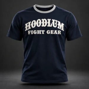 Unseen Fighter Tee — Midnight / Ice — Front view (AI demo concept)