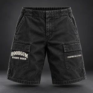 Unseen Work Utility Shorts — Front view (AI demo concept)